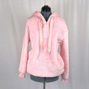 Century Star loose fit pink hoodie, plush, ultra soft M 790